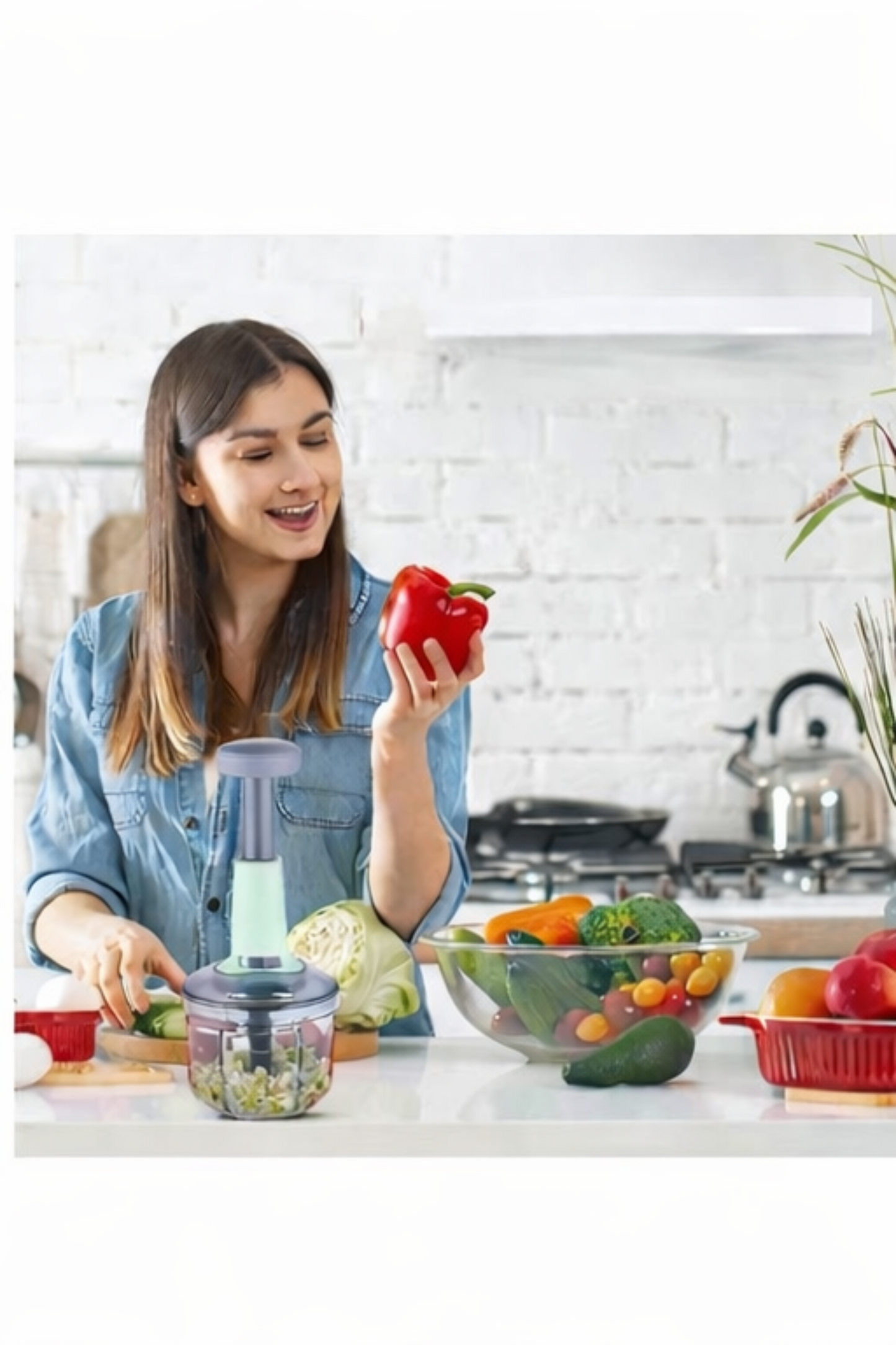 Multipurpose Vegetable Chopper - Cut in Seconds